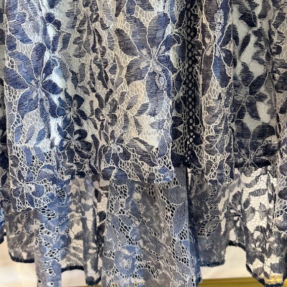 NWT Taylor Women's Ruffle Sleeve V-Neck Lace Dress - Women's Plus 22W - Picture 5 of 6